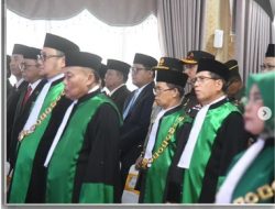 Ketua DPRD Provinsi Lampung, Ahmad Giri Akbar, S.E., M.M., menghadiri kegiatan Wisuda Purna Bhakti Ketua Pengadilan Tinggi Agama