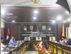 Komisi IV DPRD Provinsi Lampung gelar RDP bersama Dinas Perhubungan Provinsi Lampung dan PT Pelindo Regional 2 Panjang, bertempat di Ruang Rapat Komisi IV DPRD Provinsi Lampung