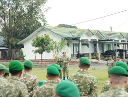 DANREM 043/GATAM TEKANKAN DISIPLIN DAN PROFESIONALISME PRAJURIT DALAM APEL LUAR BIASA