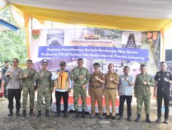 Danrem 043/Gatam Sambut Kunker Pangdam XXI/RI ke Unit Pengelola Irigasi (UPI) Way Rarem Lampung Utara