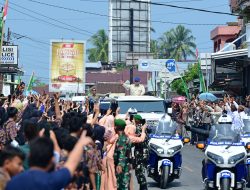 Pengamanan Kunjungan Presiden RI di Lampung Berjalan Optimal, Danrem 043/Gatam Lakukan Pemantauan Langsung