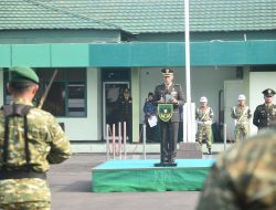 Korem 043/Gatam Khidmat Upacara HUT Ke-81 RI, Teguhkan Semangat “Indonesia Berdaulat, Adil, dan Makmur”