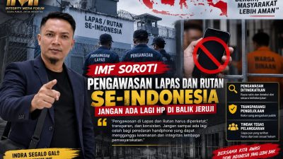IMF Soroti Isu Penggunaan HP di Lapas Bengkulu, Minta Pengawasan Diperketat