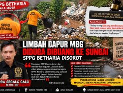 Limbah Dapur MBG Diduga Dibuang ke Sungai, Indra Segalo Galo Minta Pengawas SPPG Turun Tangan serta walikota turun lihat sungai