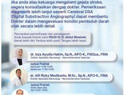 RSUD Dr. H. Abdul Moeloek Provinsi Lampung Hadirkan Teknologi DSA (Digital Subtraction Angiography), Perkuat Layanan Stroke dan Pembuluh Darah