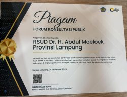RSUDAM Lampung Raih Piagam Apresiasi dari DJP Bengkulu-Lampung